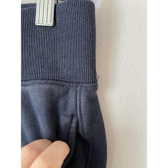 Champion Reverse Weave Blue Retro Spell Out Fleece Lined Womens Joggers Small - Picture 6 of 8